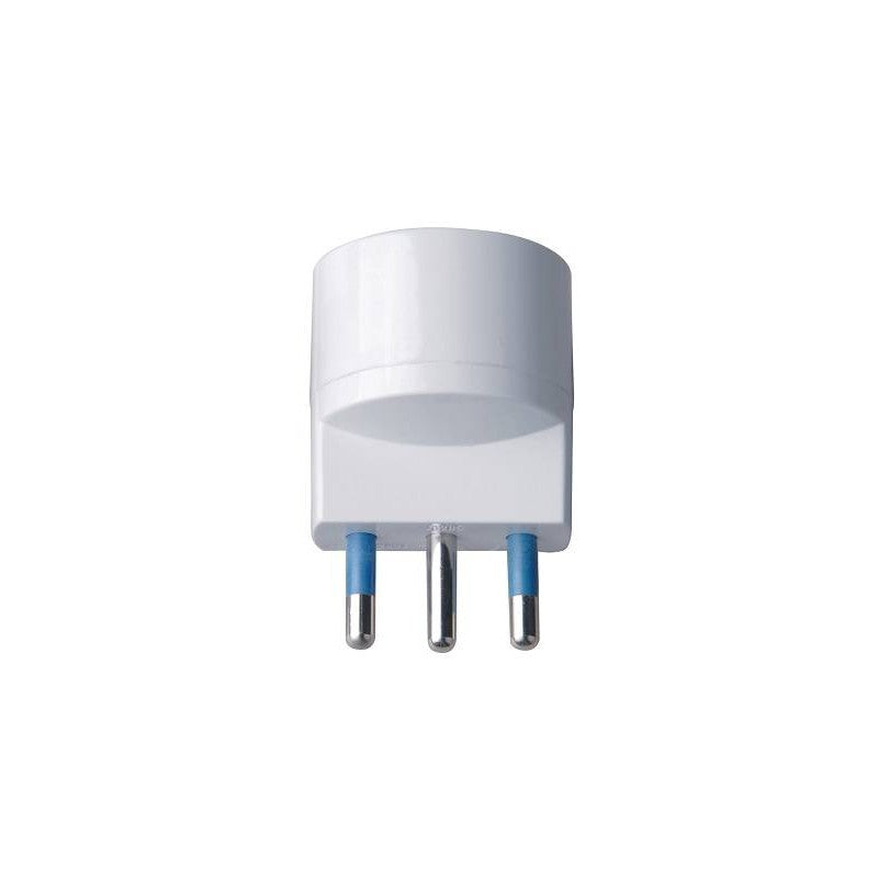 ADATTATORE SPINA 16A PRESA STANDARD  TEDESCO IMQ BIANCO SFUSO