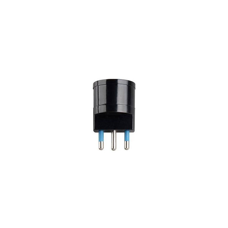 ADATTATORE SPINA 16A PRESA STANDARD  TEDESCO IMQ NERO SFUSO