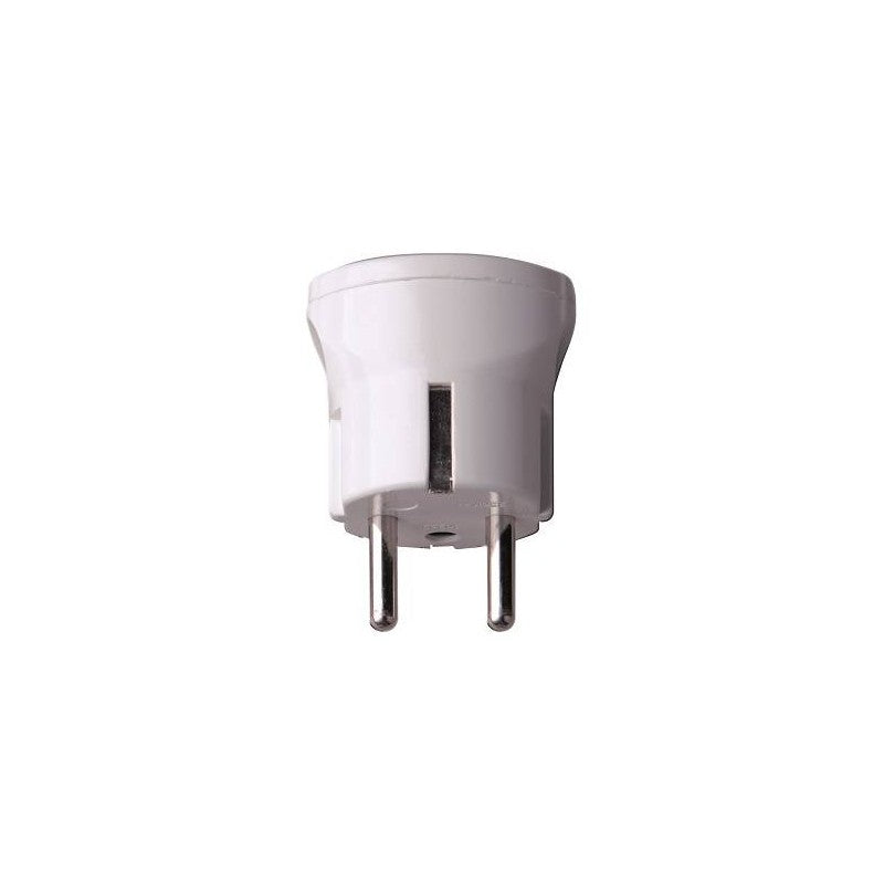ADATTATORE SPINA FRANCO/TEDESCA 16A 2P+T  PRESA BIPASSO 10/16A SFUSO