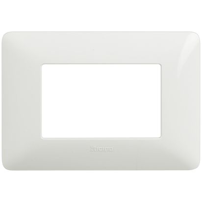 Placca Matix 3 moduli  colore bianco AM4803BBN