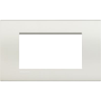 Placca Bticino Livinglight quadra  4 moduli bianca LNA4804BI