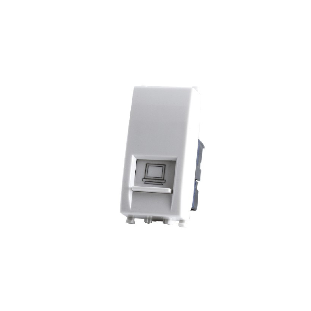 Presa di rete RJ45 627B serie GEM Mapam compatibile Vimar Plana