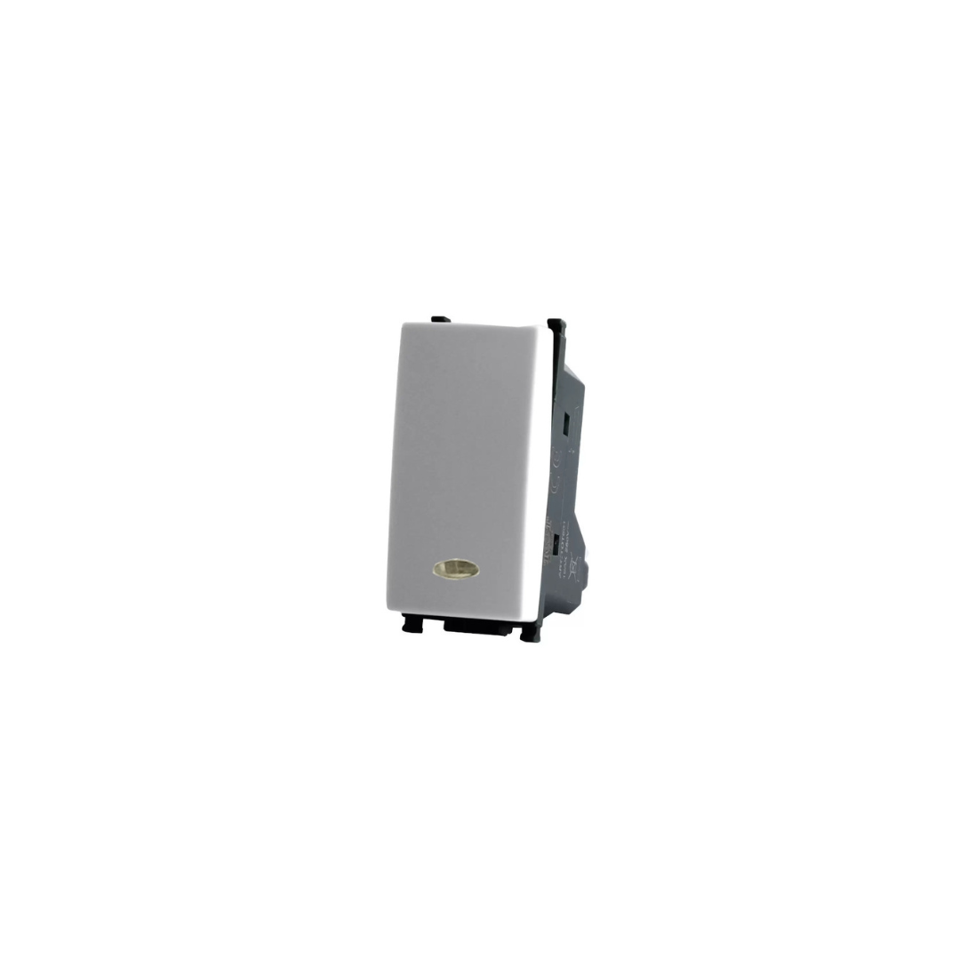 Pulsante Spia 10A-230V compatibile Vimar Plana - GEM 665B