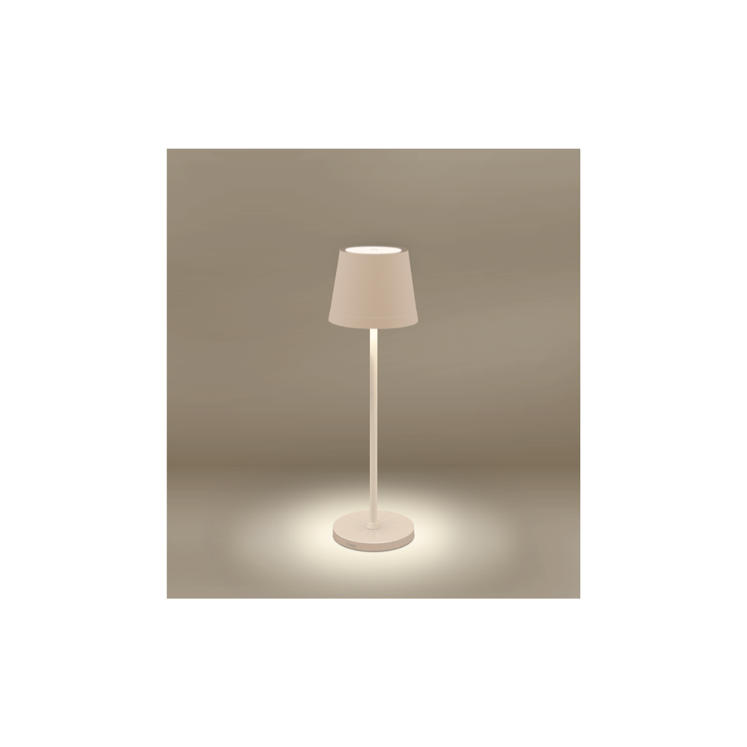 LAMP. DA TAVOLO LED LUME PLUS SABBIA 2.20W 2700K