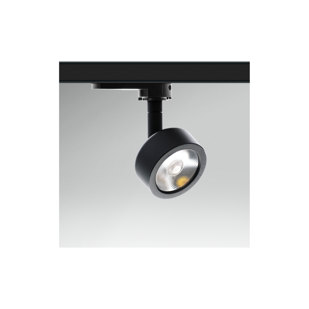 TRACK LIGHT LED REGIA MINI TONDO NERO 7W - 4000K - 462 Lm - IP20