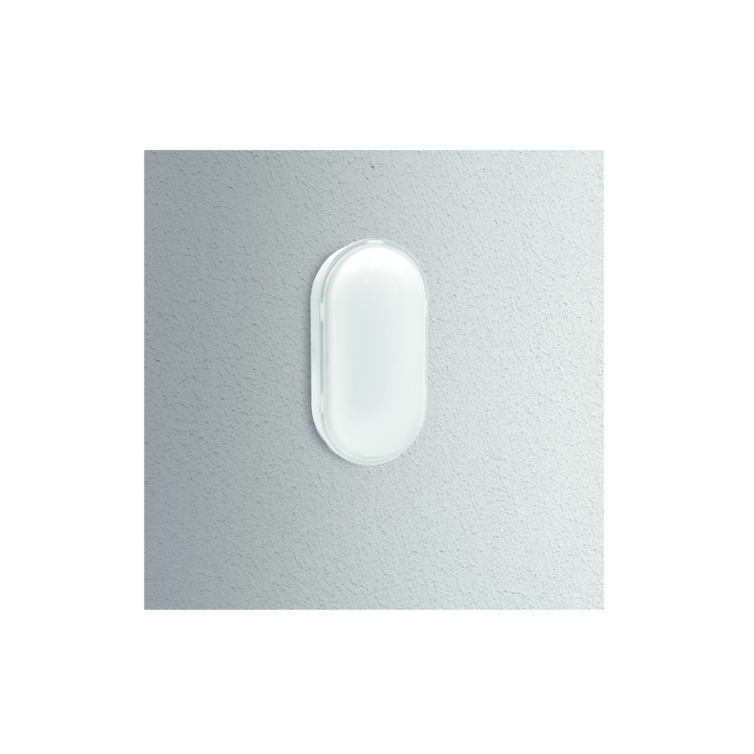 PLAFONIERA LED SIMPLY OVAL BIANCA 24W - 4000K - 2700 Lm - IP65