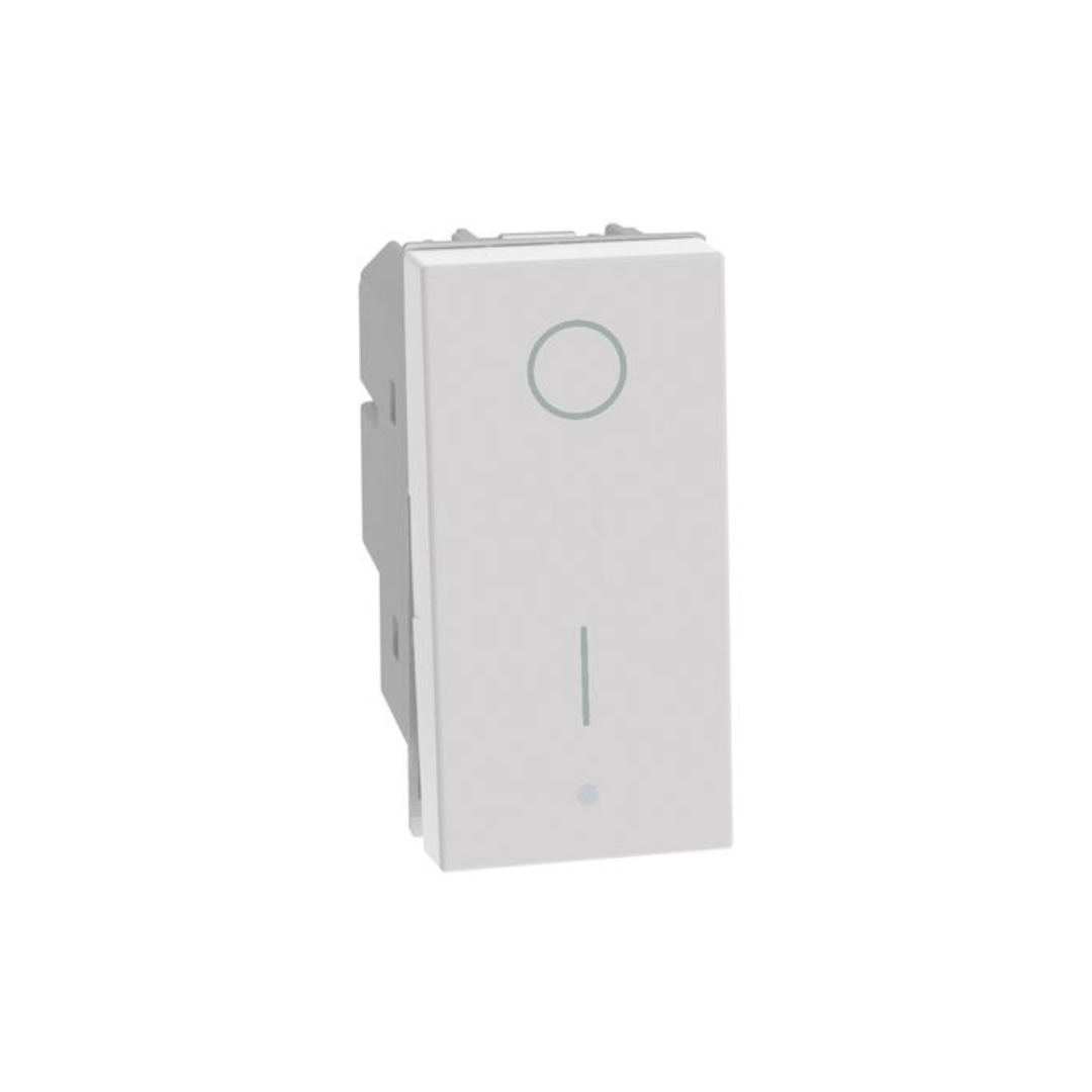 Interruttore bipolare Bticino Matixgo 2P 16A - 250 Va.c. 1 modulo  bianco JW4002