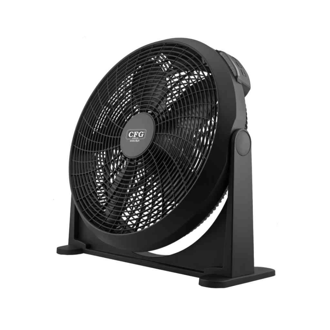 Black Circle 50 Ventilatore da Terra o Parete 50 cm CFG EV078