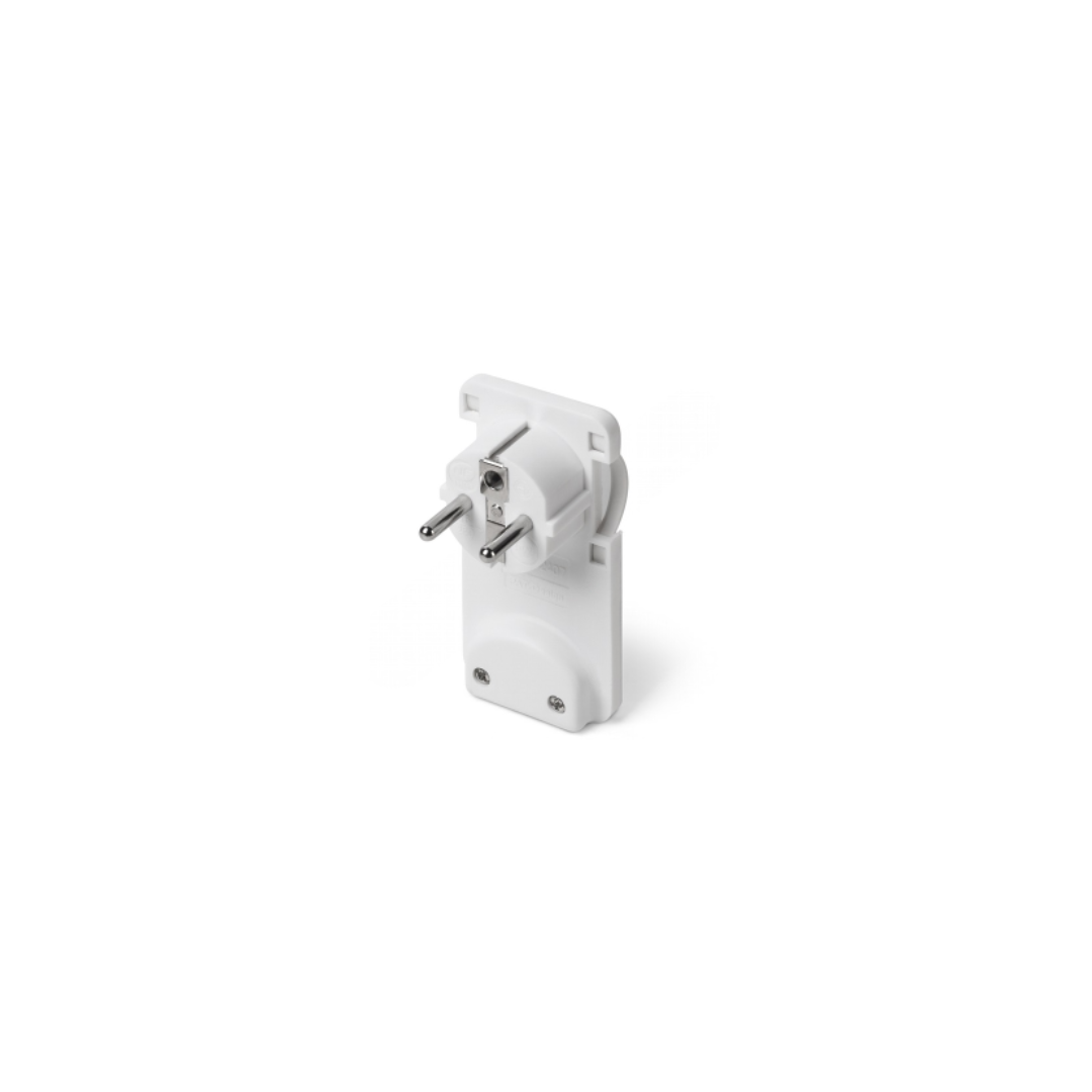 SPINA PIATTA SCHUKO 16A 2P+T TUV BIANCA