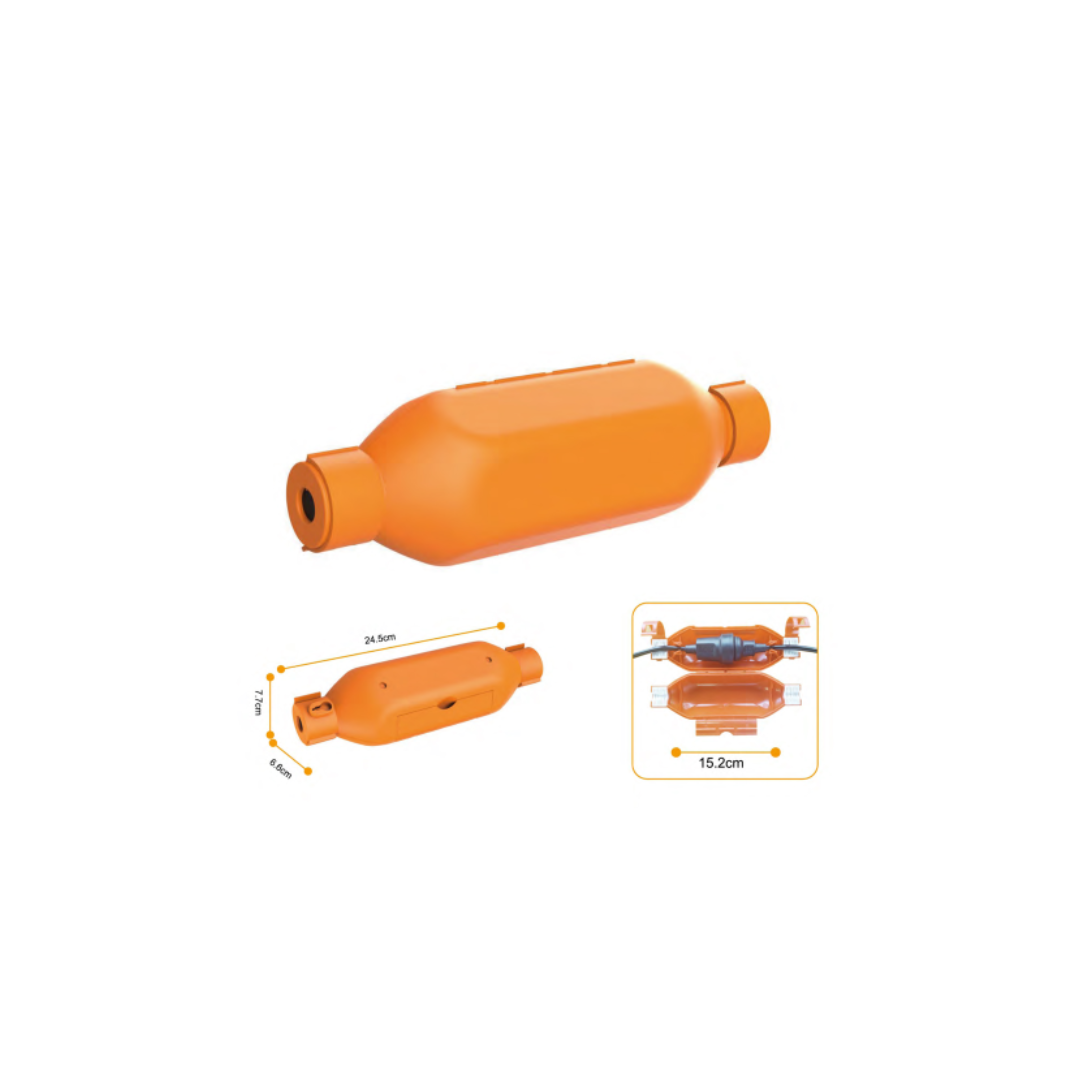 Guscio di protezione ECOVA stagna IP44 arancione 20165