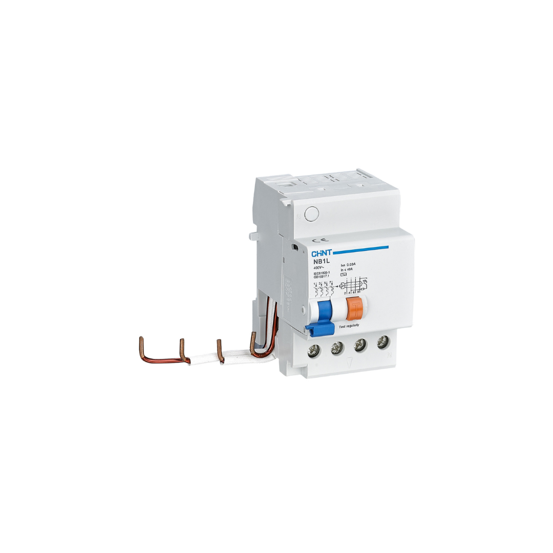 Blocco differenziale CHINT  accoppiabile 4P fino a 40A 30mA Tipo A 198388