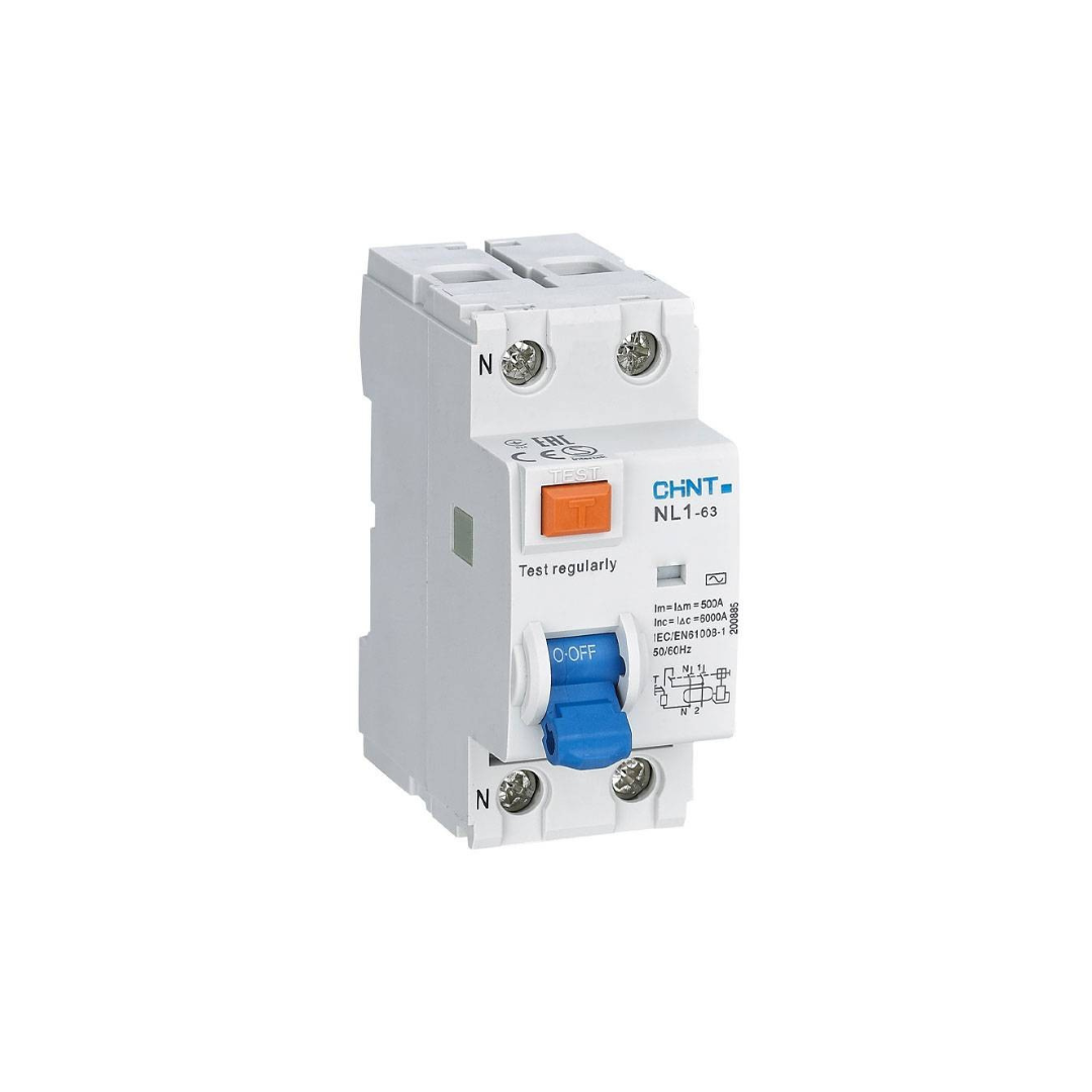 Interruttore differenziale puro CHINT NL1-63 25A 2P 300MA Tipo AC 2 Moduli 200218