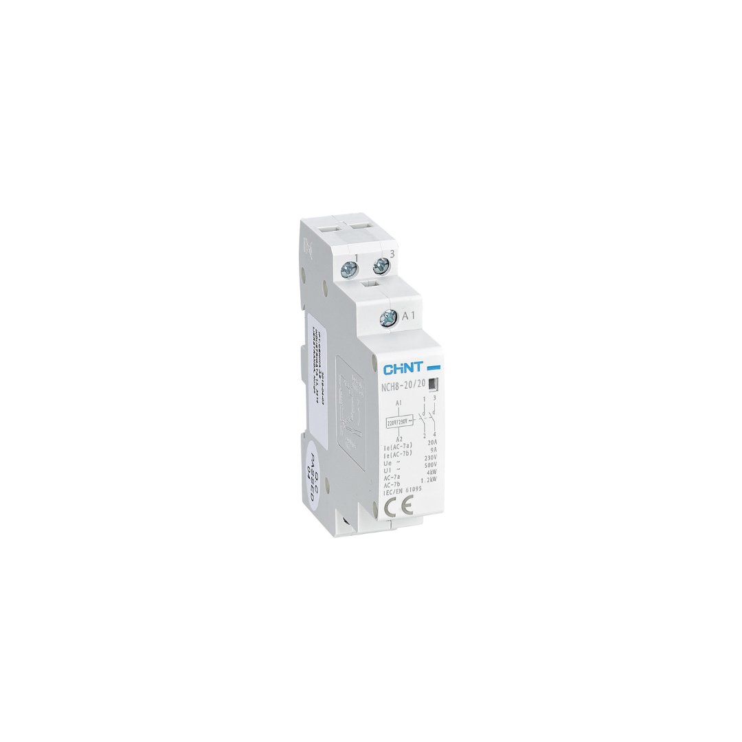 Contattore CHINT modulare 20A 2NA 230Vac 1M 256054