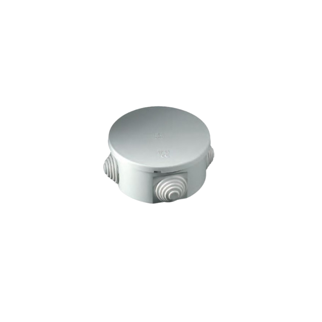Cassetta tonda Ø 80x40 mm - 4 passacavi EC400C2