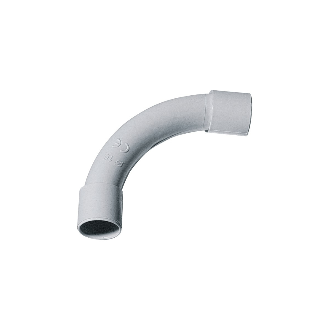 Faeg FG16001 - Curva 90 grigia in PVC diametro 16 mm