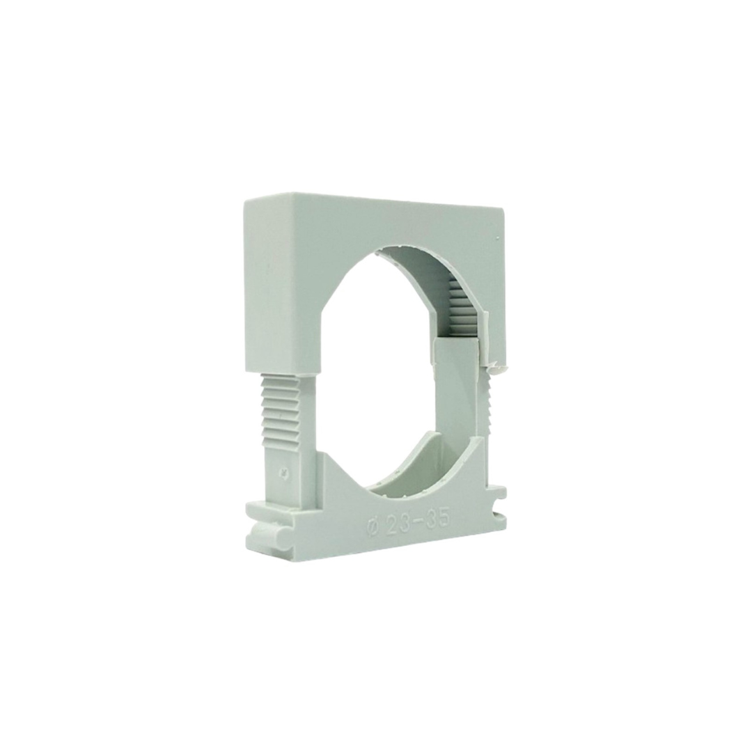 Clips fissatubo Elettrocanali   a morsetto 23/35 ECC25