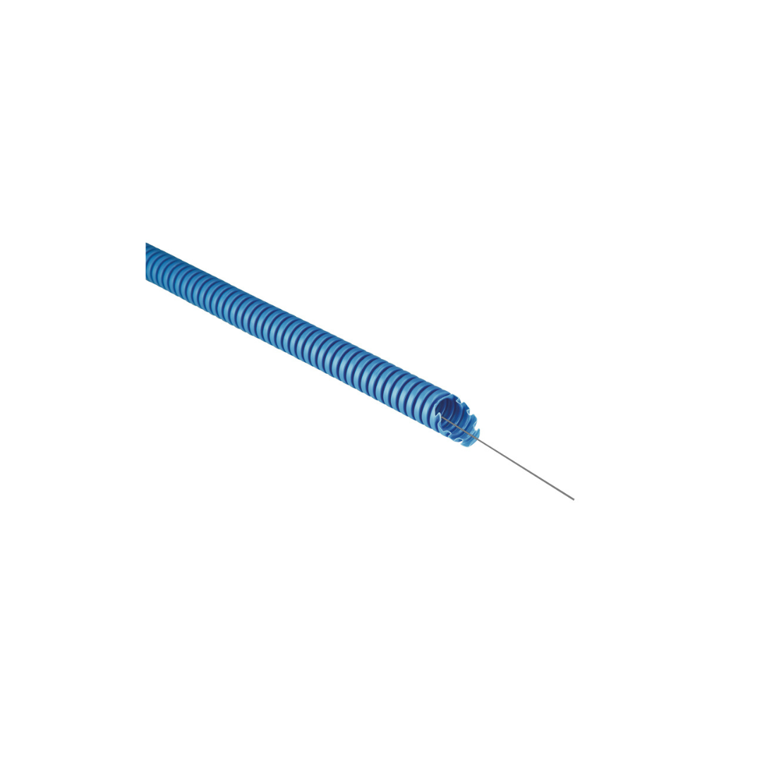 ECTC1525TBL Corrugato blu Ø25 c/tirafili 50 mt