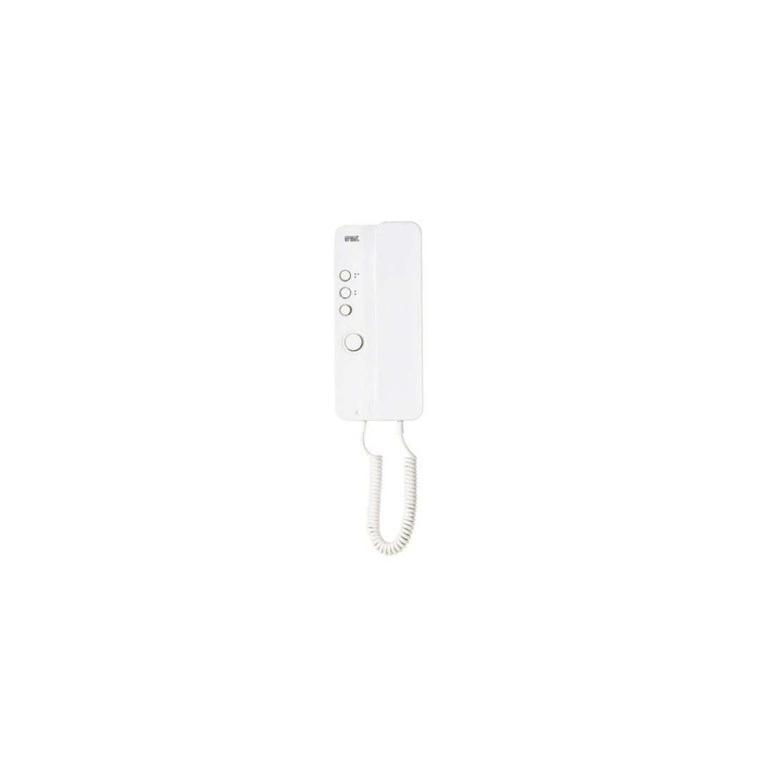 Citofono Mìro, 1 tasto, bianco, sistema 4+n