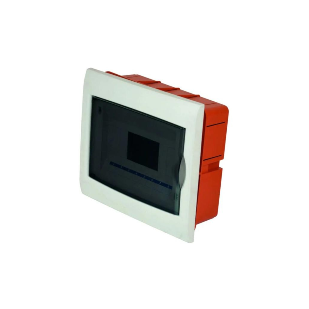centralino incasso con portello 8 moduli bianco fg14308