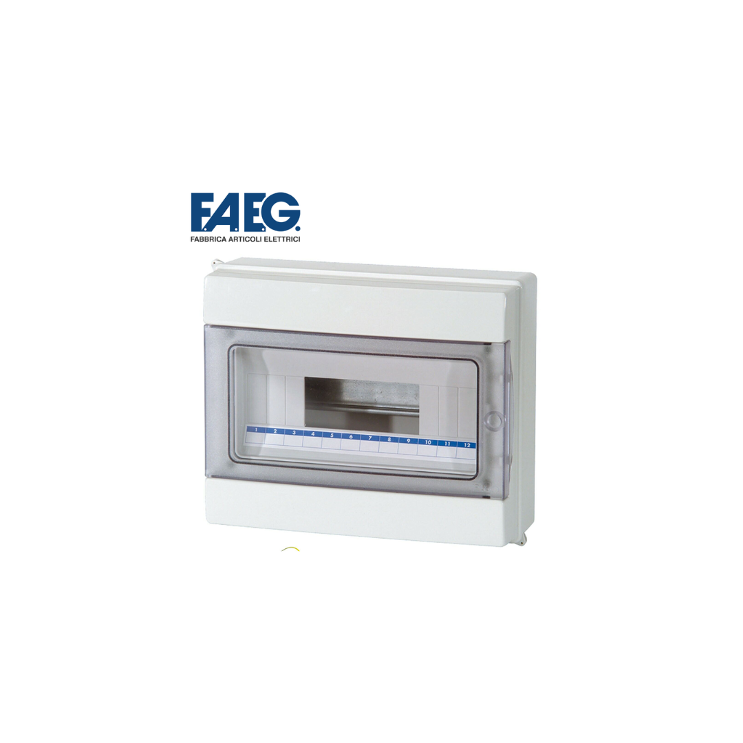 FG14512 Centralino da parete 12 moduli stagno IP65