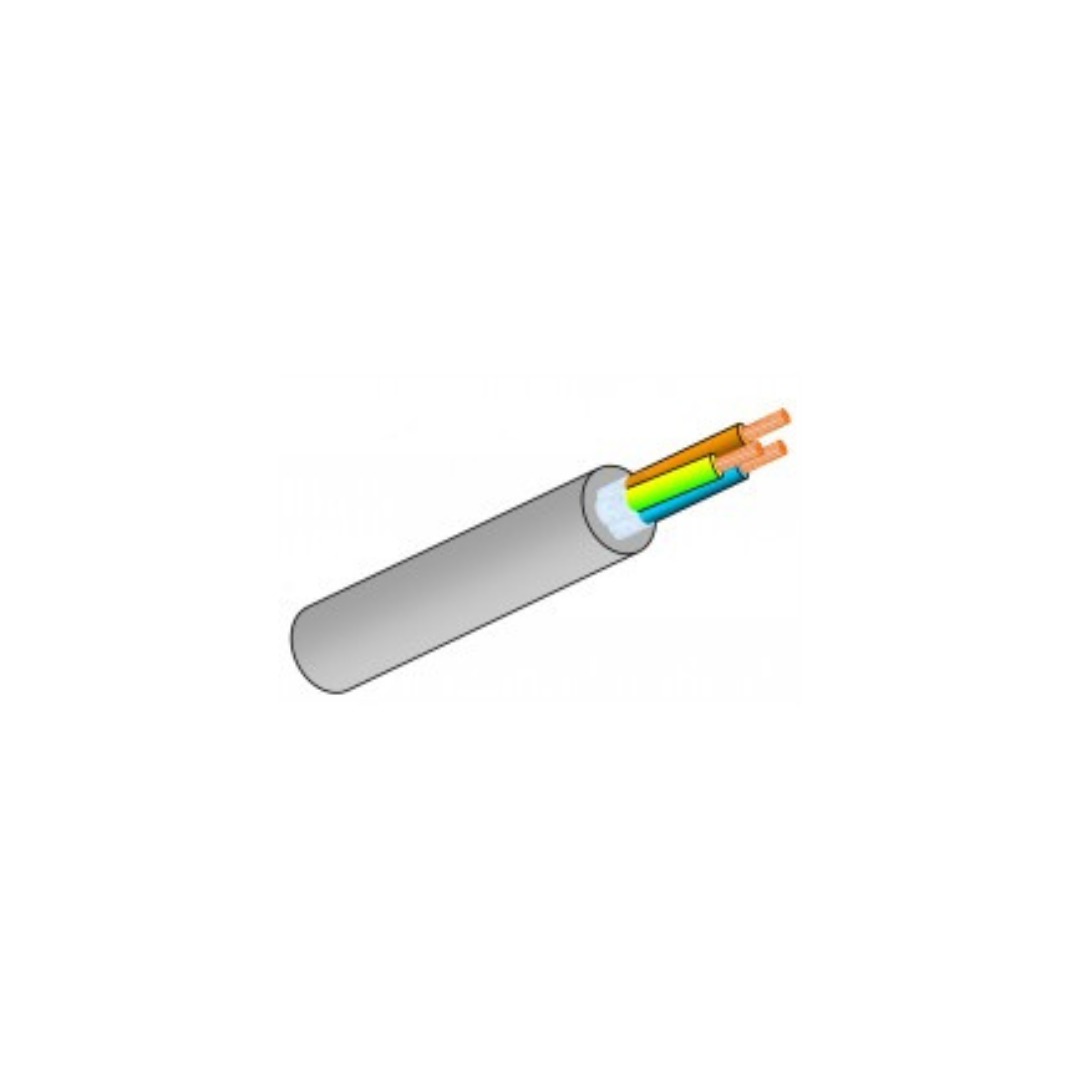 Cavo FG16OR16 3G2,5 mmq guaina Grigia con Giallo Verde MT