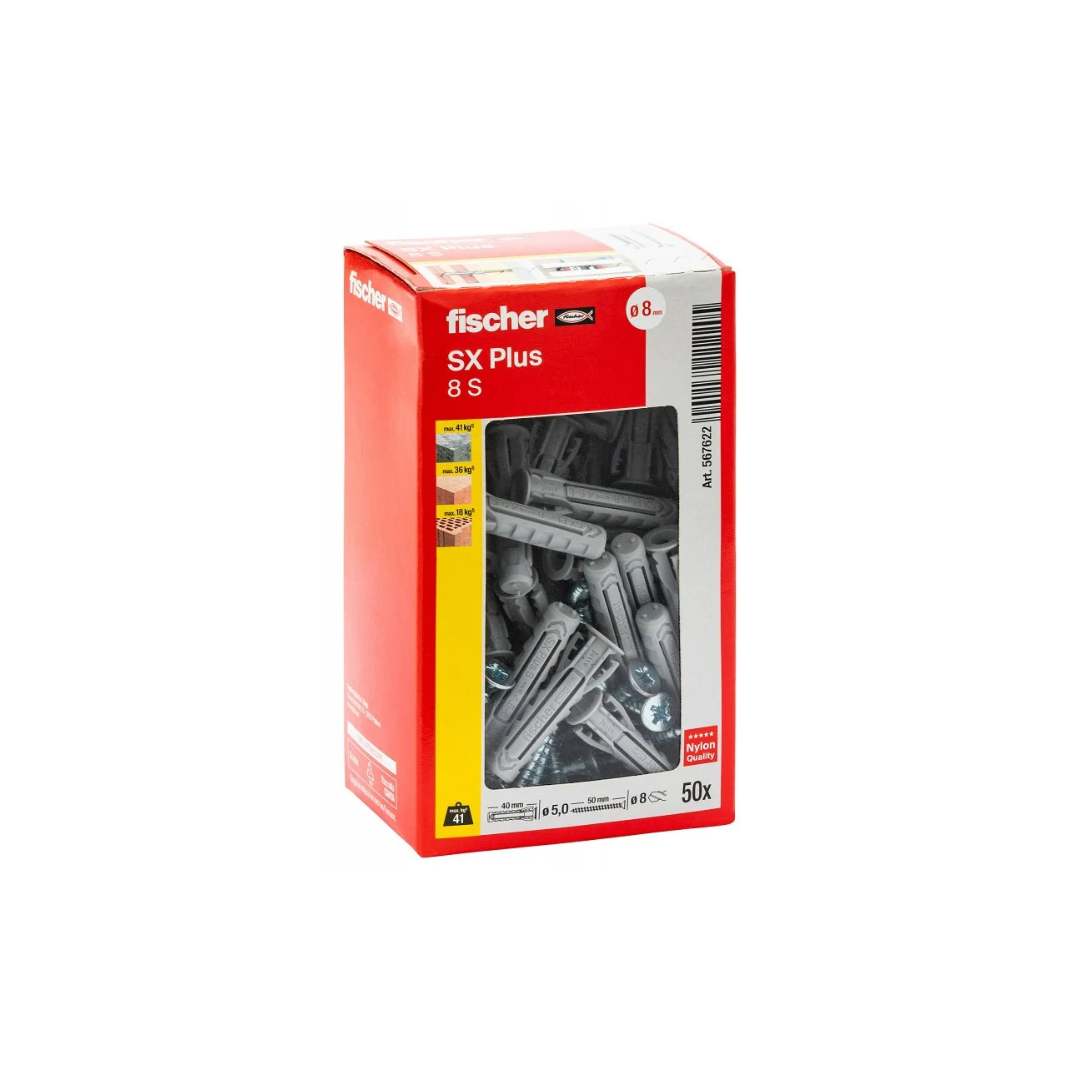 TASSELLO NYLON 'SX PLUS 8S' 8X40 VITE 5X50