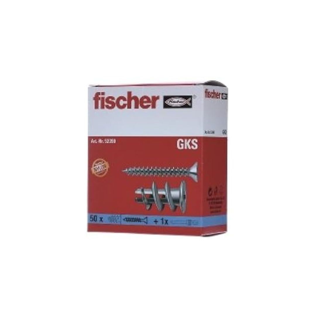 TASSELLO NYLON CARTONGESSO 'GKS' MM 22 C/VITE TSP - 'FISCHER' 52390