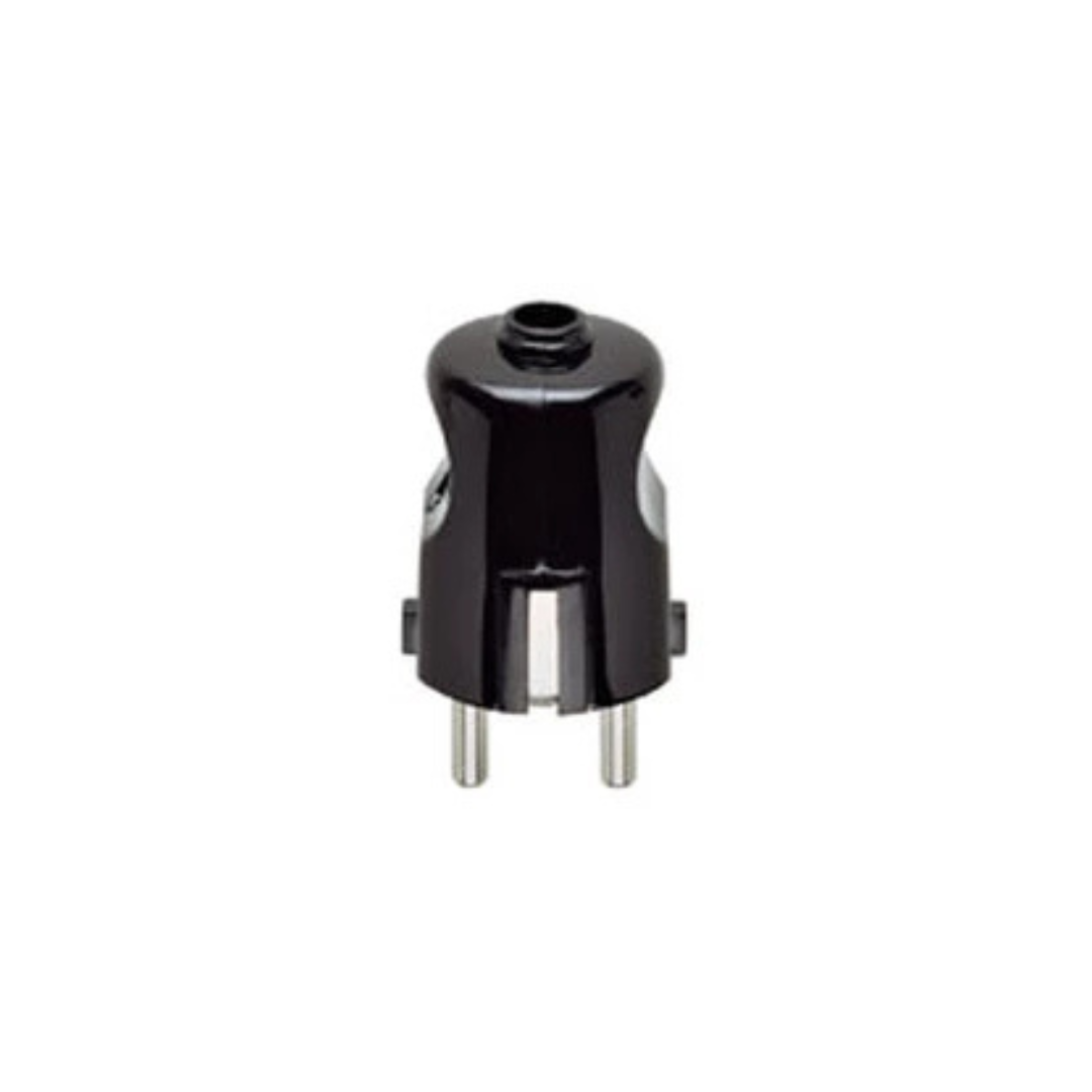 Spina 2P+T 16A S31 assiale nero 00231