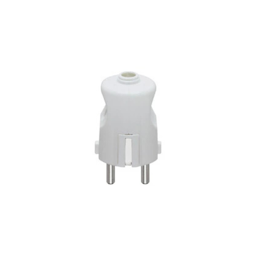 Spina 2P+T 16A S31 assiale bianco 00231.b
