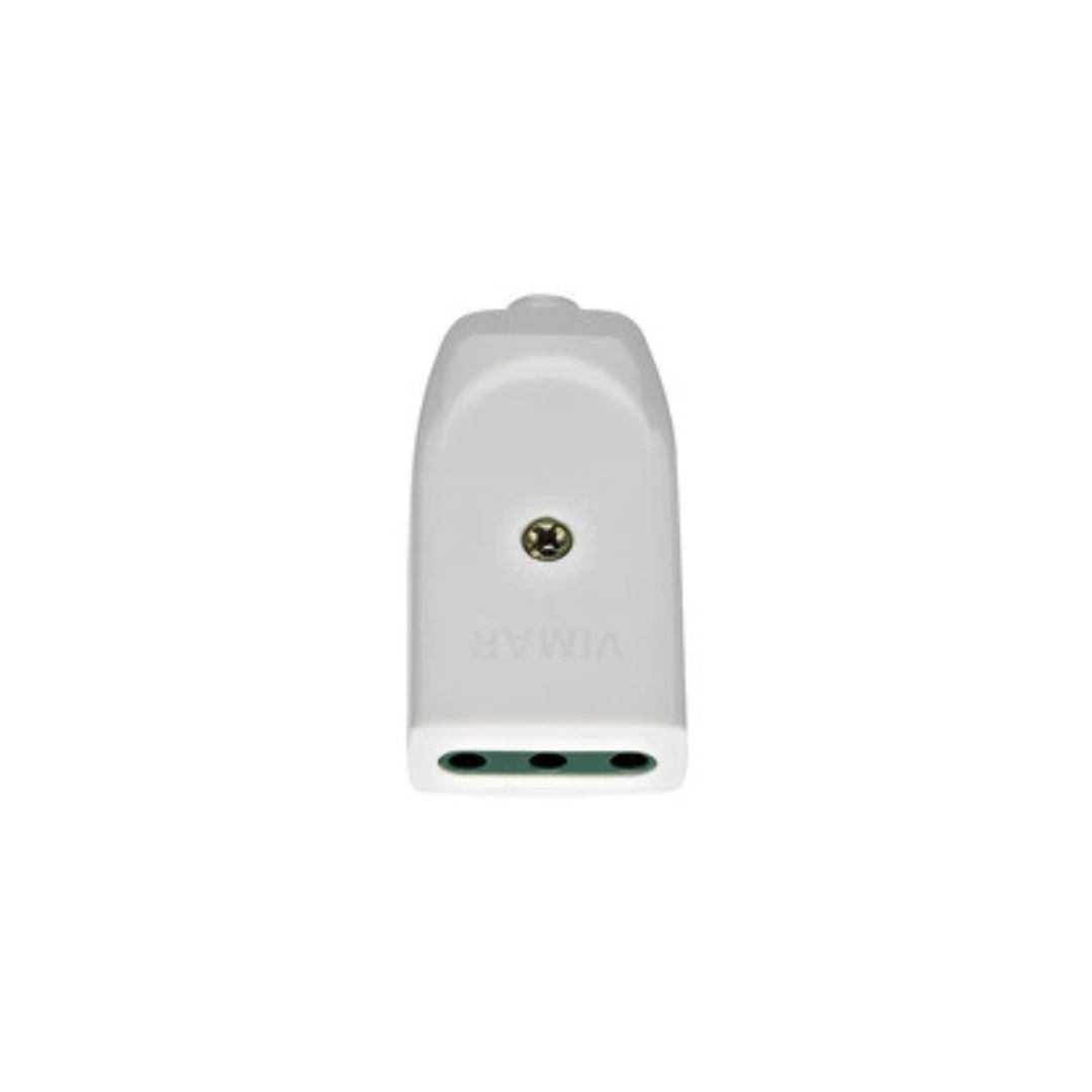 Presa 2P+T 10A P11 Assiale Bianco VIMAR