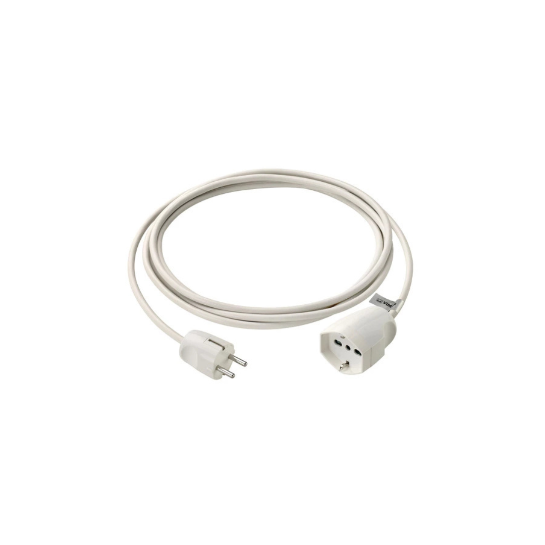 Prolunga 3m 3G1 DE universale bianco Vimar