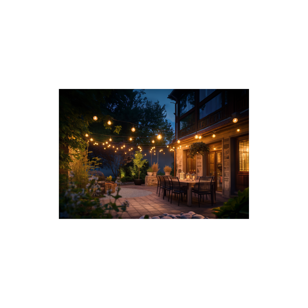 FIESTA LED FILO LUCI BIANCO CLEAR 36V 6W - E27 - 2200K - 500 Lm