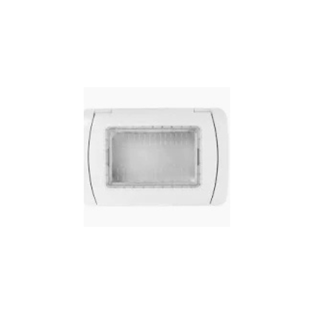 MAPAM Placca Idrobox IP55 JOY 3P Bianco - mod. S5003B - Compatibile con BTicino MATIX