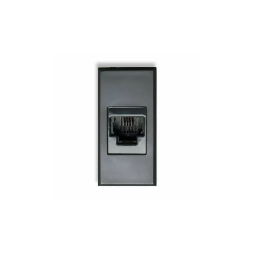 Presa RJ11  AVE morsetti a vite, Tekla S44 colore grigio Tekla - finitura opaca 445024