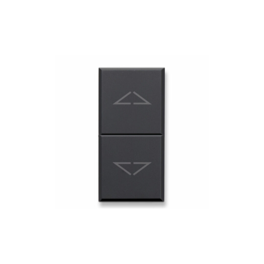Commutatore a pulsante, AVE Tekla S44, colore grigio Tekla, 1P 10A - finitura opaca 445053