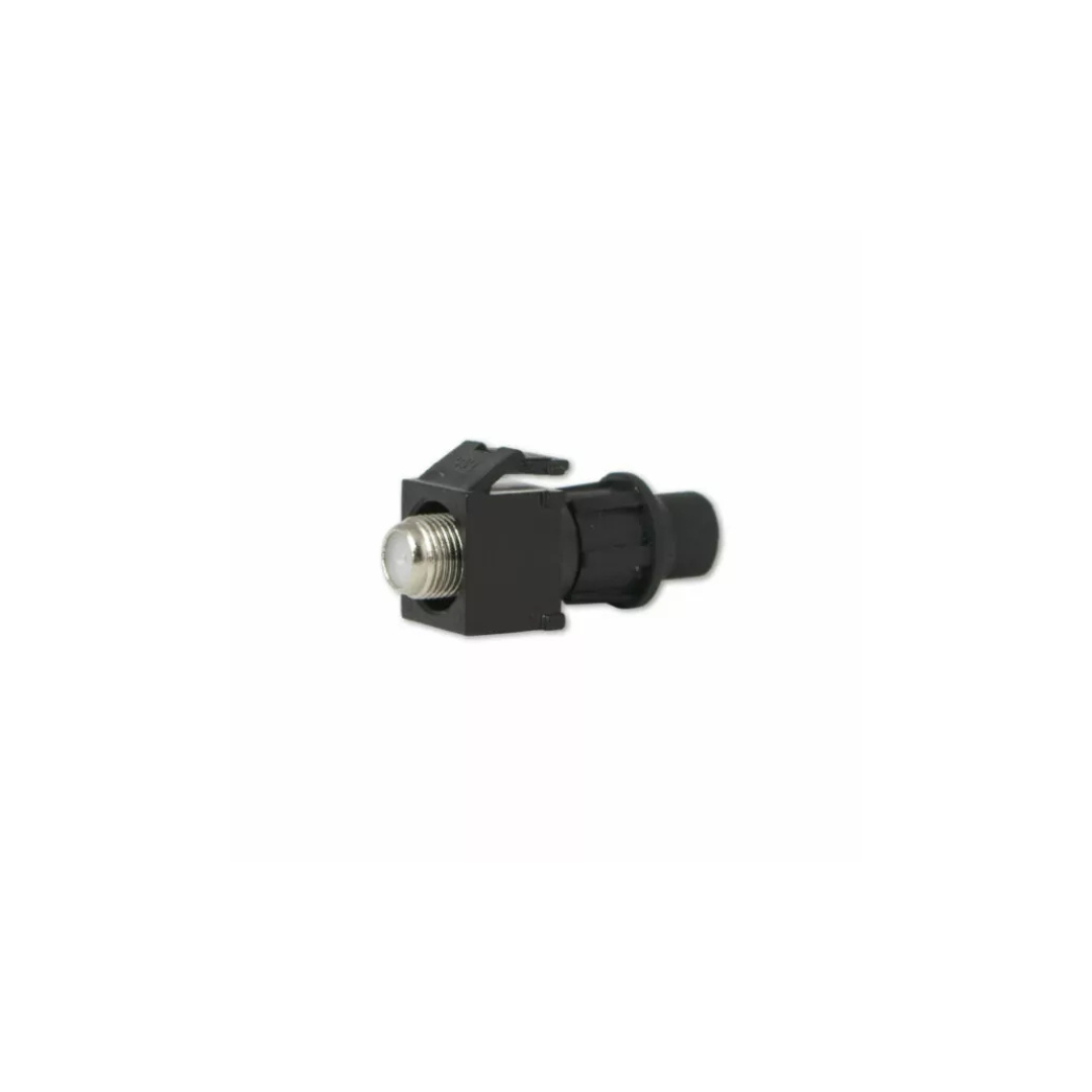 Connettore tv/sat tipo F AVE  femmina, per collegamenti sat (tv satellitare) - collegamento in ingresso mediante cap in dotazione CTVF