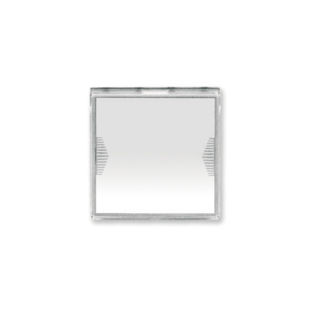 Pulsante targhetta portanome, Domus S44, N.A. 1P 10A illuminabile - 2 Mod.