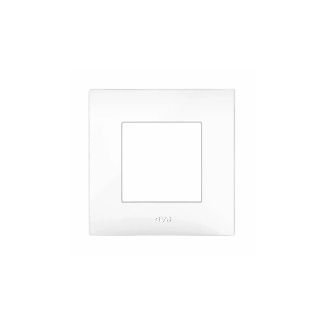 Placca Tecnopolimero Young S44, colore bianco - 2 Mod.