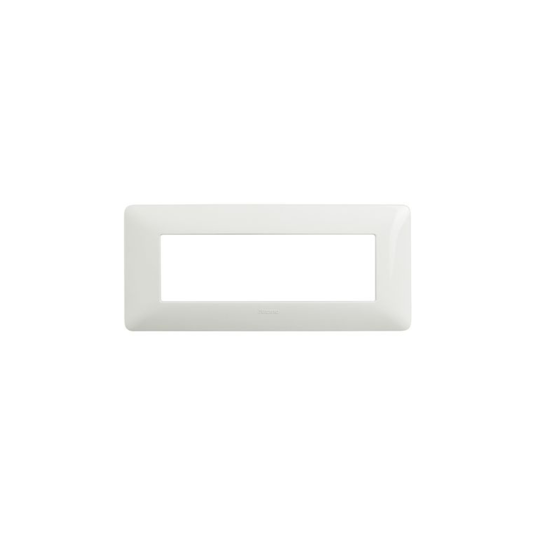 Placca Bticino Matix 6 moduli colore bianco AM4806BBN