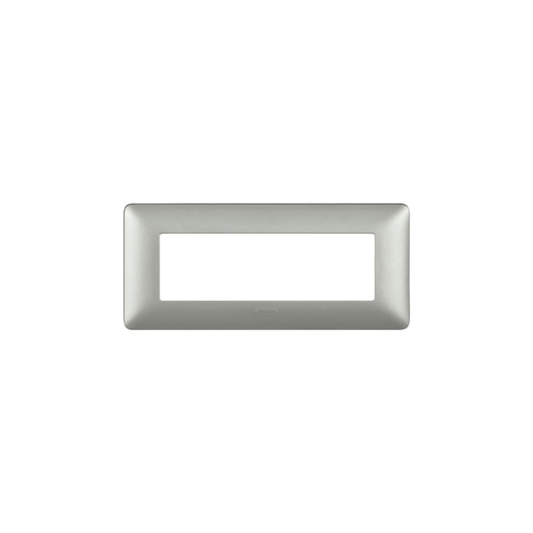 Placca  Bticino Matix 6 moduli placca 6 moduli - colori silver AM4806MSL