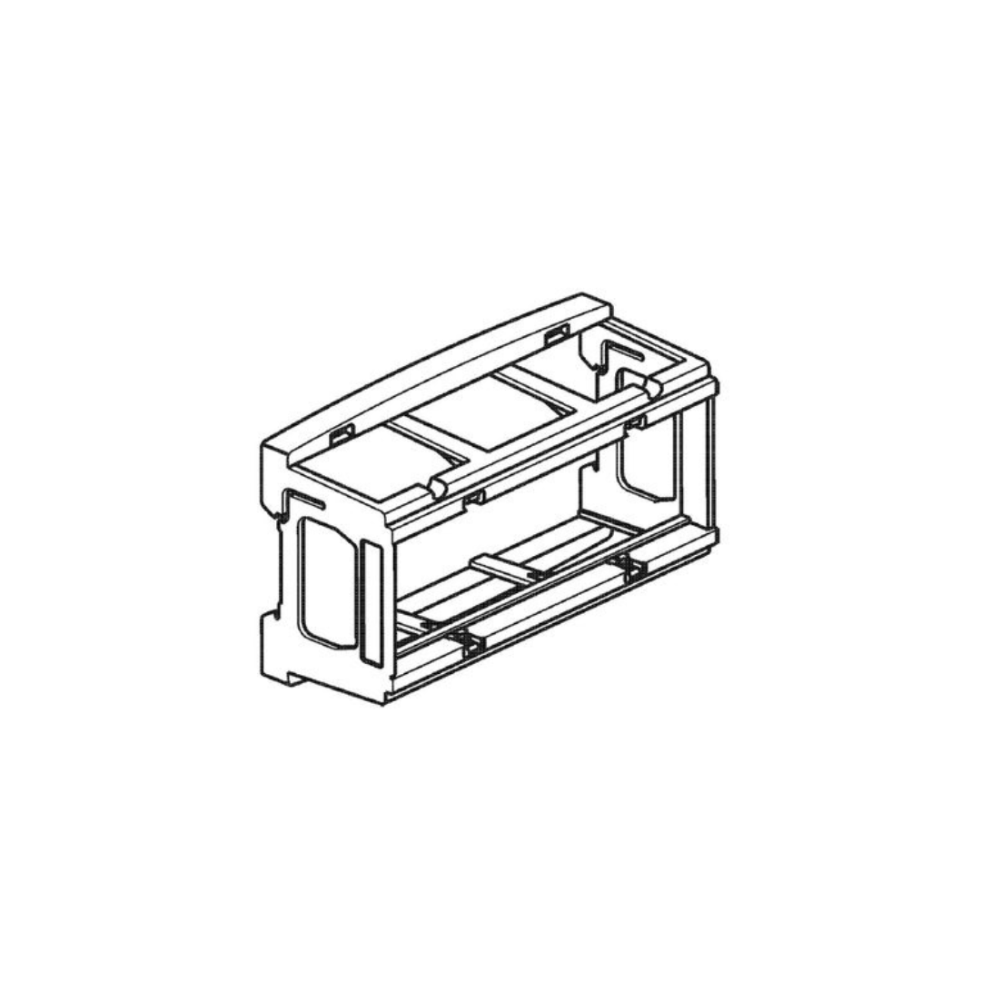Adattatore per installazione di 2 moduli Matix F80CMT