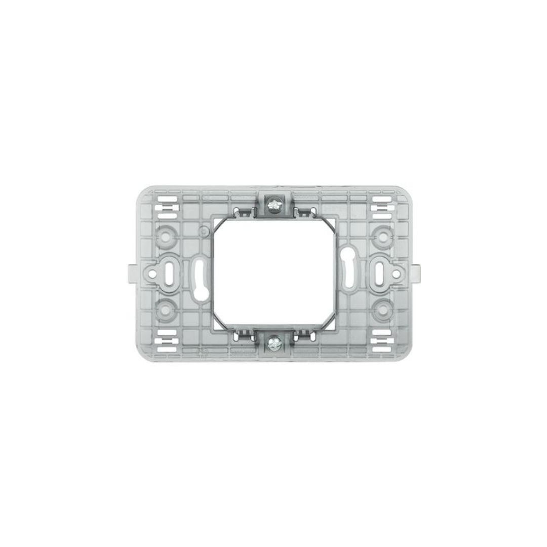 Supporto 2 moduli Bticino Matix centrali per scatola tonda 500S/23A
