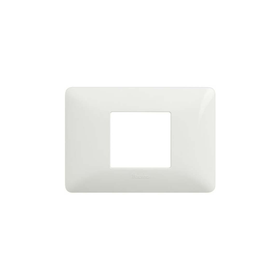 Placca 2 moduli  Bticino Matix centrati , bianca AM4819BBN