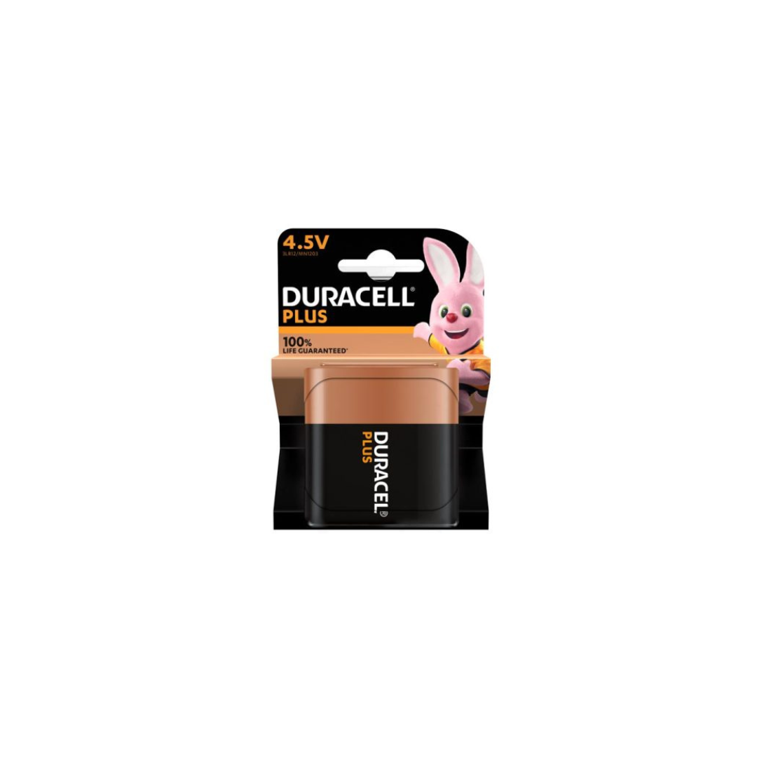 PIATTA ALCALINA 4.5V – DURACELL – PLUS POWER