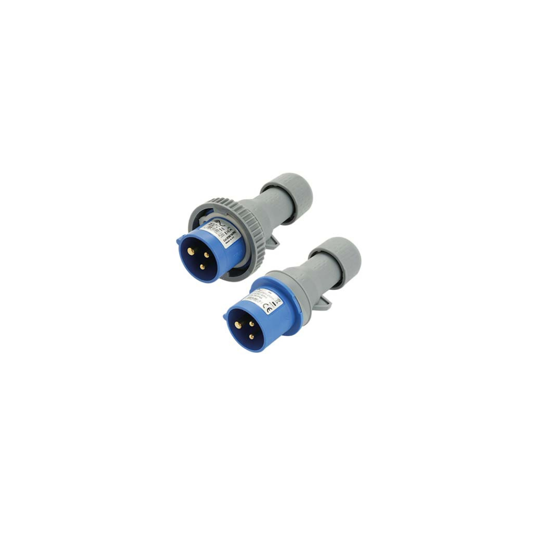 Spina industriale 16a 2p+t ip44