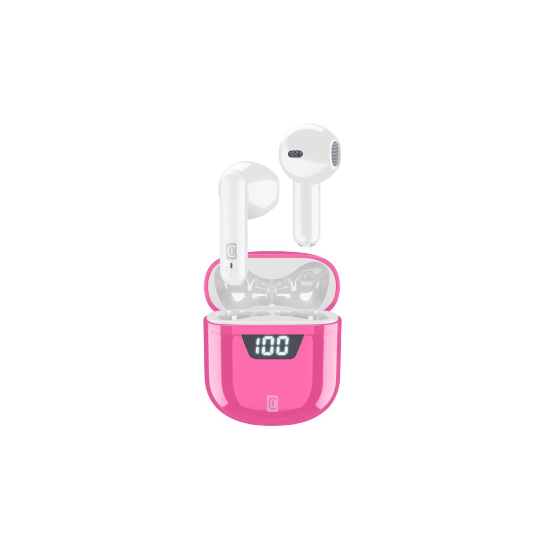 Auricolare bluetooth rosa Cellularline