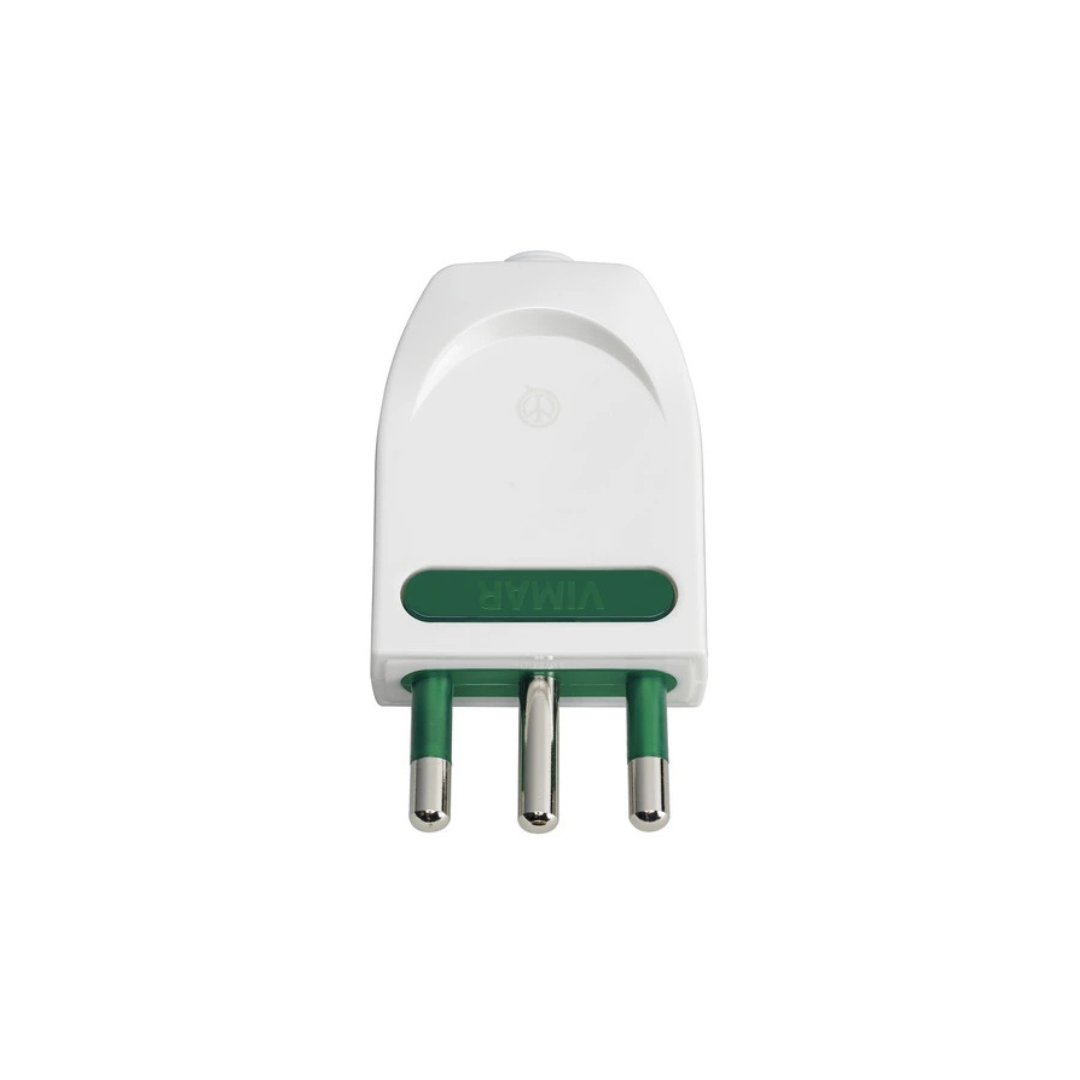Spina 2P+T16A orientab. S17-SPB17 bianco VIMAR 00204.B