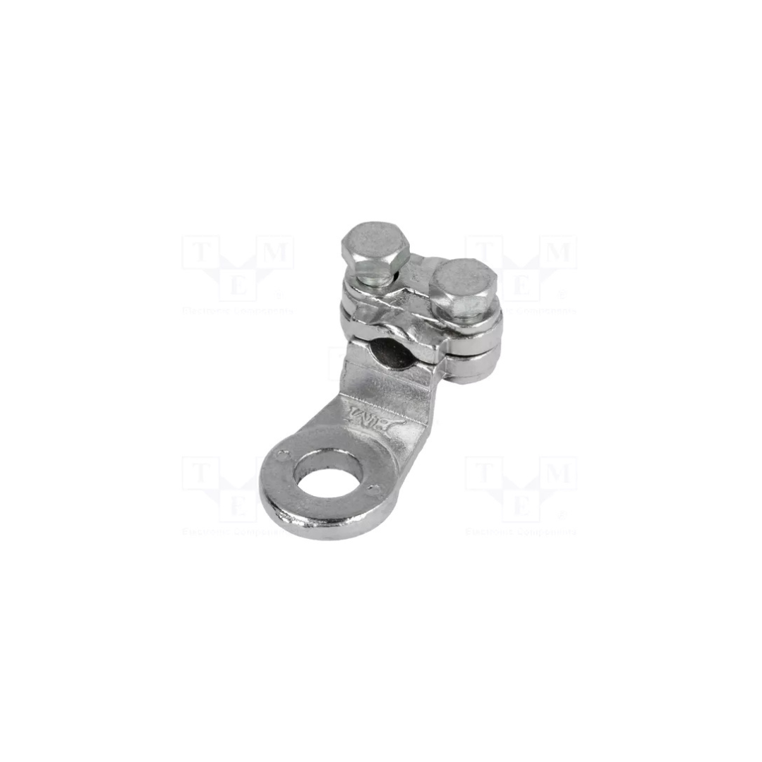 Capicorda a due bulloni BM sezione 25 per vite mm8  art. 5142