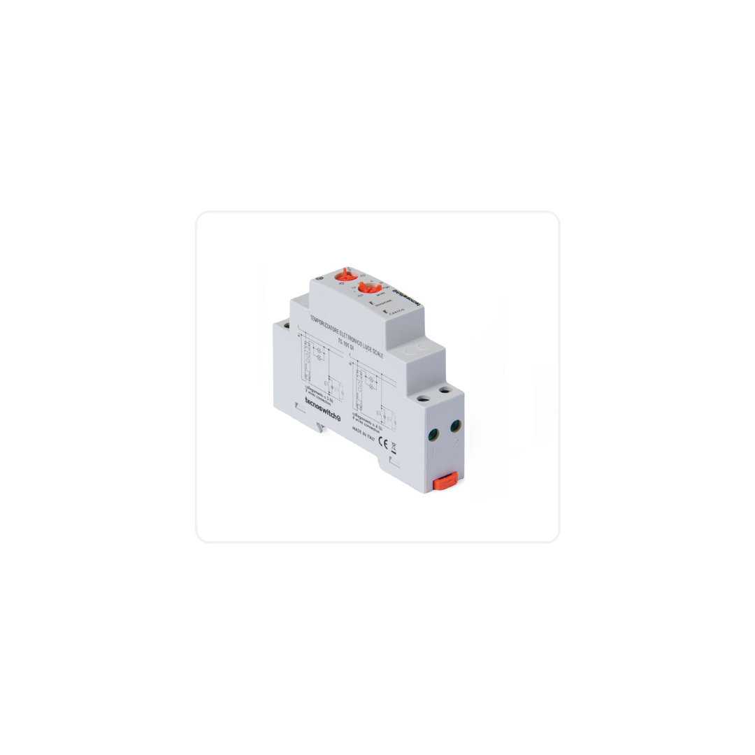 Temporizzatore luci-scale TECNOSWITCH 16a 1NO TS101DI
