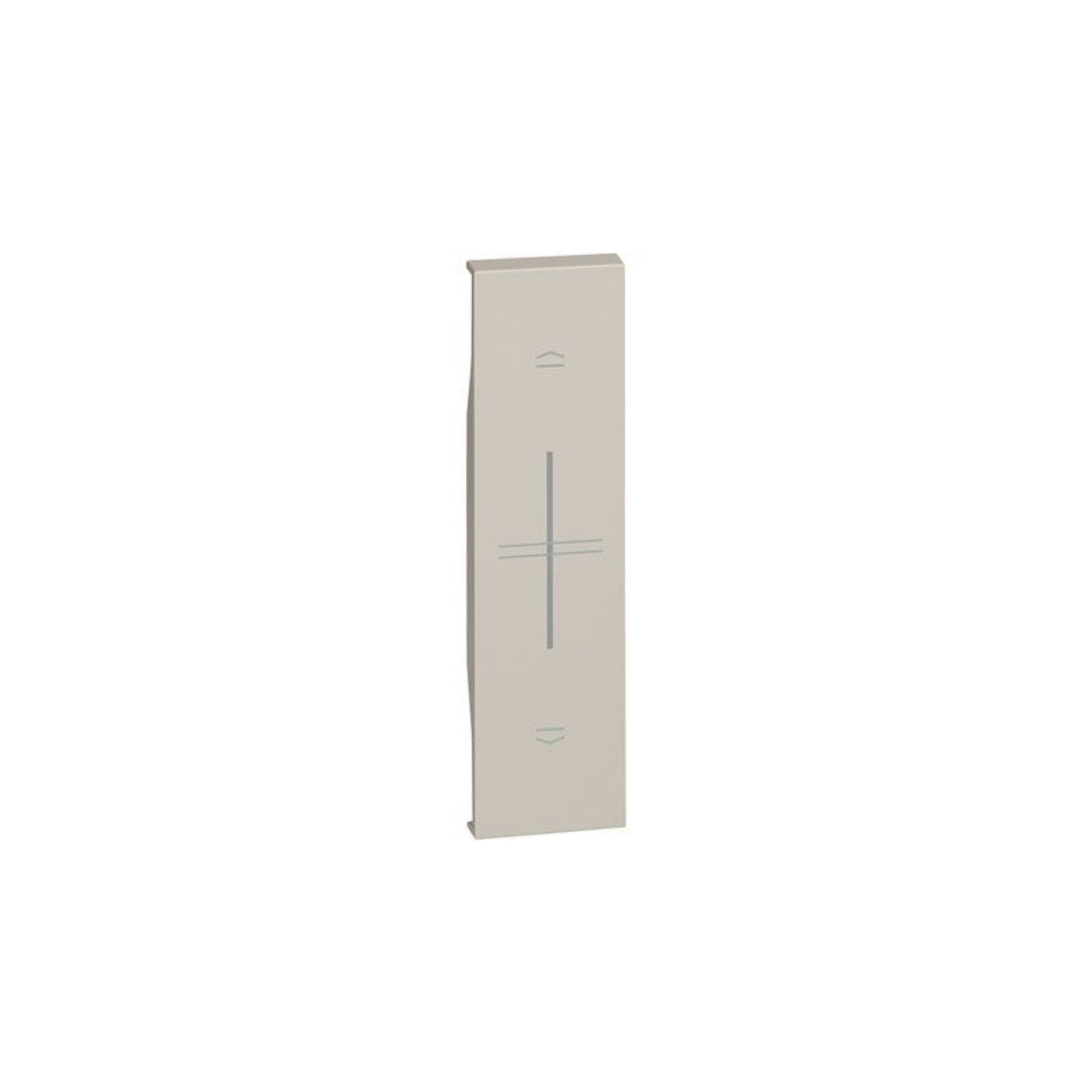 Cover illuminabile per comando tapparella connesso Bticino LivingNow  sabbia KM32